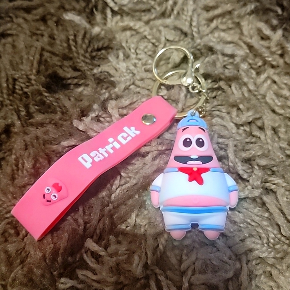 NWT PATRICK STAR CUTE KEYCHAIN ACCESSORIES